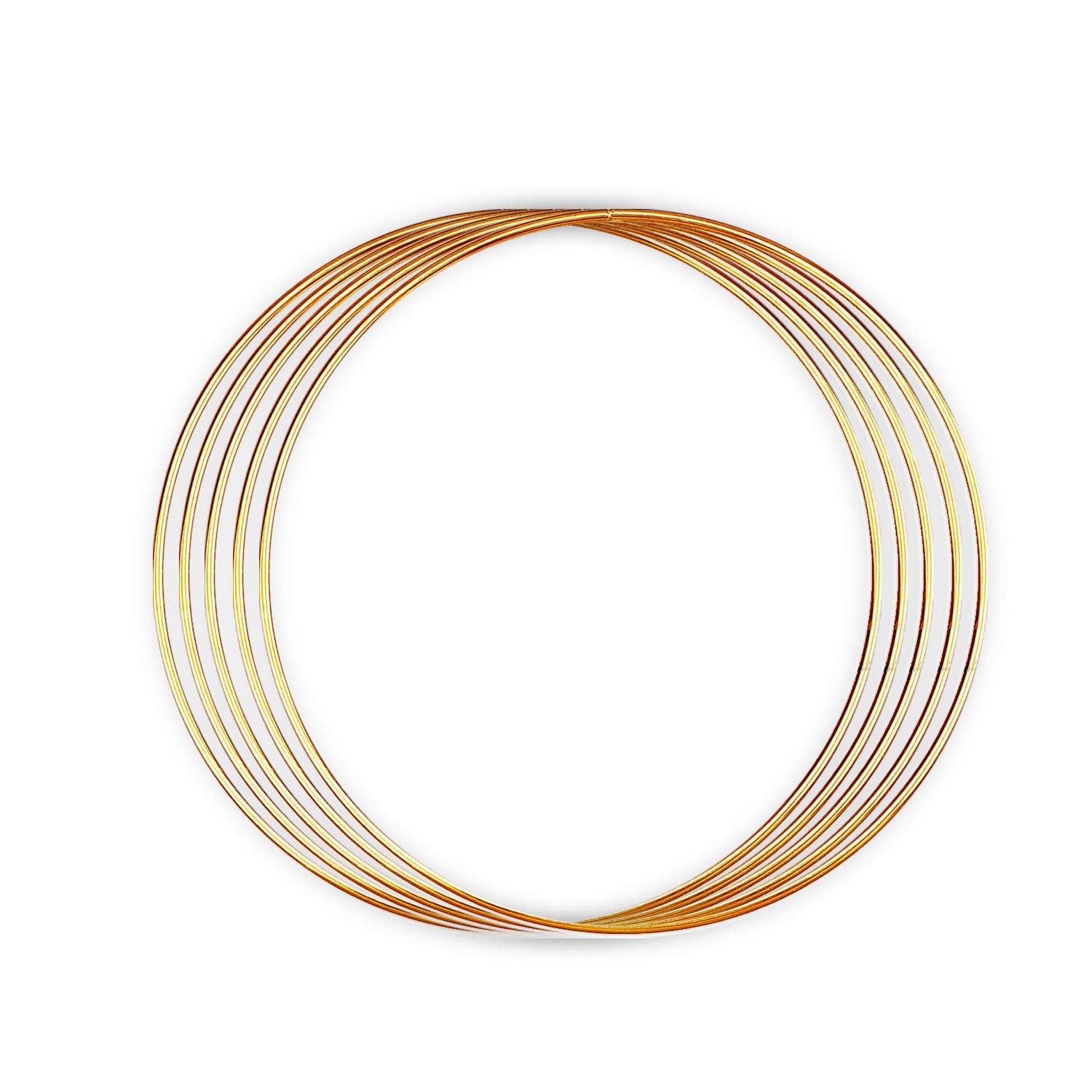 Metal Gold Rings (10 inch, 1 Pack)